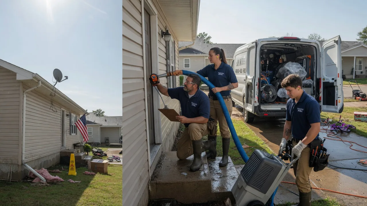 Ceiling Water Damage Restoration in Trivoli, IL near me